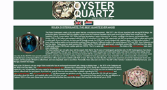 Desktop Screenshot of oysterquartz.nl