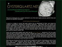 Tablet Screenshot of oysterquartz.net